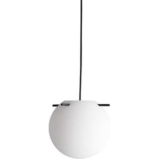 Koi Pendel Ø25 - Opal Hvid/Sort