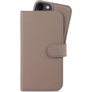 Wallet Case Magnet Mocha Brown iPhone 15 - Brun - Add QTY