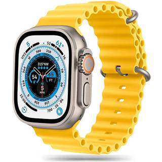 Tech-Protect Apple Watch (42/44/SE/45/46/49mm) Iconband Pro Silikone Rem - Gul