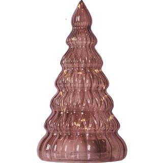 Lucy Træ H23,5cm, Bordeaux, 15LED