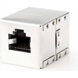 Nedis Netværkskobling | CAT5e / CAT6 | Skærmet | RJ45 Hun | RJ45 Hun | Lige | Metal | Box