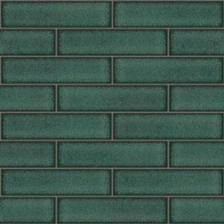 Albany Wallpaper Celadon Gloss Tile 89386