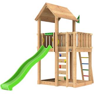 Legetårn komplet Jungle Gym Mansion 2.1 ekskl. rutsjebane