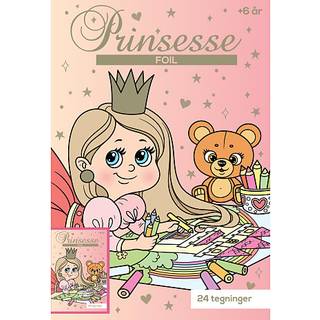 Malebog - prinsesse (På lager i varehus)