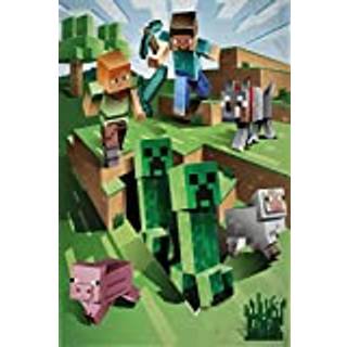 Minecraft Fleece Tæppe - Hule Angrebet - 100x150cm -> Forventet levering: 1-2 hverdage
