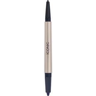 Iconic London Eyeliner Duo Smokey Eye Electric Blue