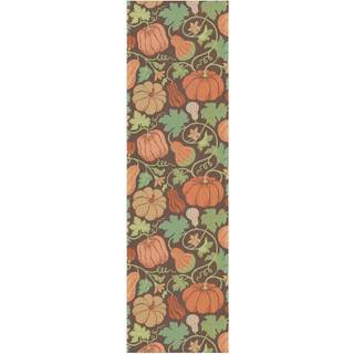 Ekelund Linneväveri Plenty of pumpkin løber 35x120 cm