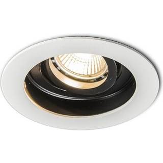 Moderne indbygget spotlight hvid stål - Rondoo