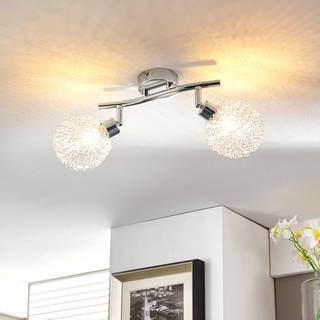 Lindby - Ticino 2 Loftlampe Silver/Chrome
