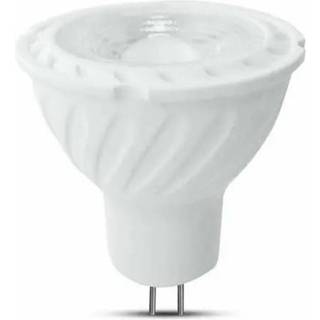 V-Tac 6,5W LED spotpære - Samsung LED chip, 12V, MR16 / GU5.3 - Dæmpbar : Ikke dæmpbar, Kulør : Varm