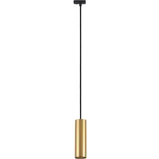 Lindby pendellampe Linaro, 20 cm, guld, 1-faset, GU10