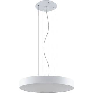 Arcchio LED-hængelampe Noabelle, Ø 80 cm, hvid, metal