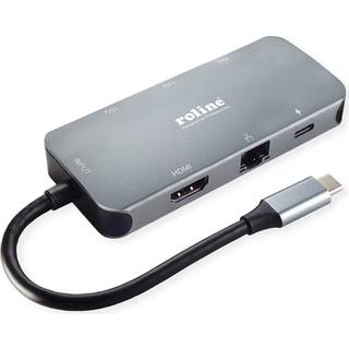 Roline - docking station - USB-C 3.2 Gen 2 - HDMI - 1GbE