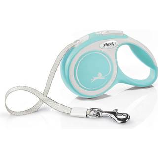 Flexi ny komfort udtrækkelig hundesnor (tape) ergonomisk holdbar og floke gratis kæledyr gåtur i snor til hunde op til 26 lbs 10 ft ekstra lille