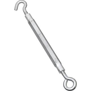 National Hardware N221-895 2172BC Hook and Eye Turnbuckle i zinkbelagt 3/8 """" x 16 """"