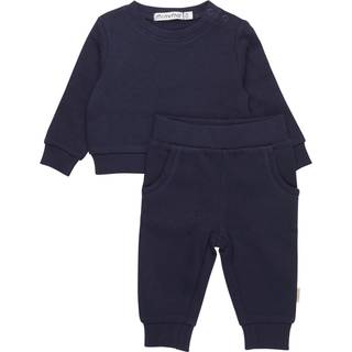 Minymo Baby Sweatsæt - Dark Navy - 68