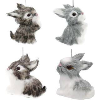 Lodne bunny ornamenter 4 forskellige