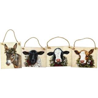 AR Country Store Christmas Bomm Animals Ornamenter - S?t p? 4
