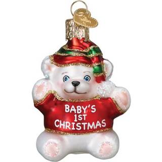 Old World Christmas Collection Glass bl?st ornamenter til juletr? baby's 1.