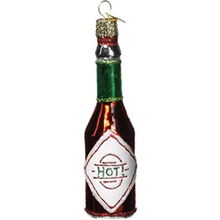 Old World Julepynt: Forskellige f?devarer glasbl?st ornamenter til juletr? varm sauce