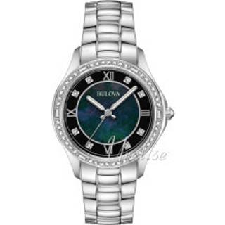 Bulova 96L266 Sort/Stål Ø32 mm