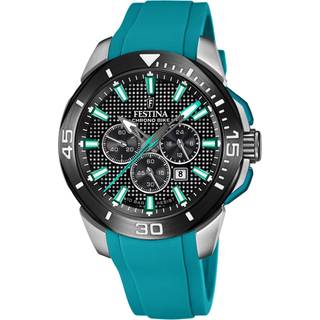 Festina F20642/3 Herren-Armbanduhr Chronograph Türkis
