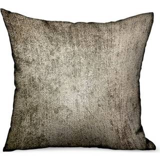 Plutus Harbour Sky Brown Solid Luxury Outdoor/Indoor Throw Pillow Double -sidet 16 """" X 16 """"