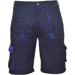 Portwest Texo Shorts Med Kontrast Marine (Størrelse: Small)