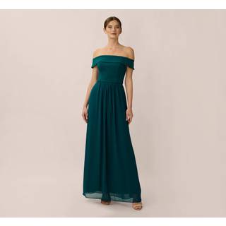 Adrianna Papell Adrianna Papell Crepe Chiffon Gown