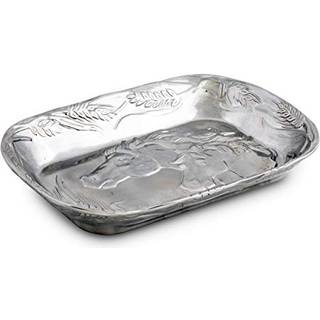 Arthur Court Aluminium Metal Horse Equestrian Food Service Bakke Desktop Opbevaringsarrang?r Catchall Valet Night Standard eller kommode 9,5 tomm