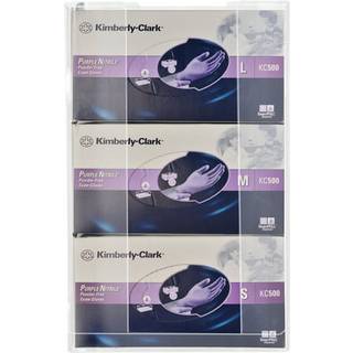 Kanantek v?gmonteret akrylhandskekasse indehaver Dispenser 3 Boks Kapacitet til brug i Food Service Healthcare Hospitaler Restauranter 10.3 """" X