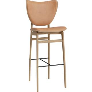 NORR11 Elephant Barstol H75 cm Egetræ/Camel 21004