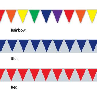 Beistle Black Pennant Banner