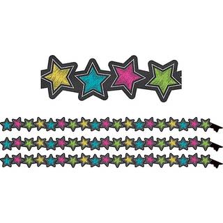 Chalkboard Brights Stars Magnetic Border 24 meter pr. Pakke 3 pakker