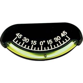 Inklinometer / krængningsmåler båd, +/- 45°, sort