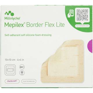 Mepilex Border Flex Lite 10 x 10 cm 5 stk.