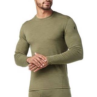 Smartwool Classic Thermal Merino Baselayer Crew Boxed Merino undertøj Herrer størrelse M farve olivengrøn