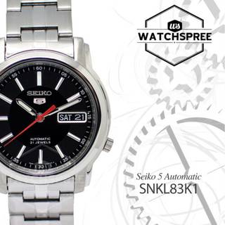 Seiko 5 Automatic Gold Dial Stainless Steel Strap Men's Watch SNKL86K1