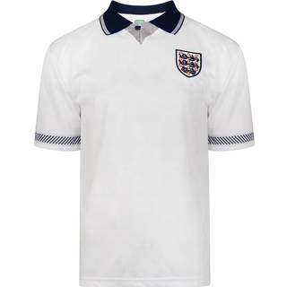 Score Draw England '90 World Cup Retro Home Shirt, White - XL