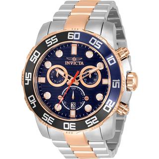 Invicta 33301 Pro Diver Blå/Rosaguldtonet stål Ø50 mm