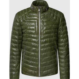 MILESTONE Herren Lederjacke braun,orange, cognac unifarben