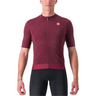 Castelli Essenza kortærmet cykeltrøje Bordeaux herre - Størrelse Medium