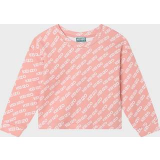 Kenzo Logo Sweatshirt Nude 5 Y  Lyserød  5 år  kvinde