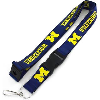 AMINCO NCAA Michigan Wolverines Team Lanyard Yellow