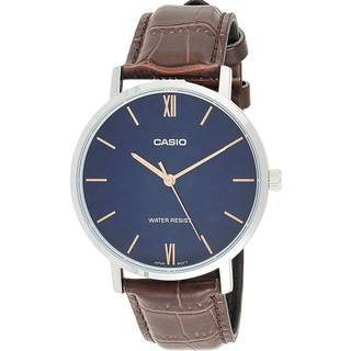 Herrernes Sorte Casio MTP-VT01L-2BUDF Ur (Ø 40 mm)
