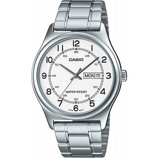 Herre Casio EASY READER Sølv Ur (Ø 38 mm)