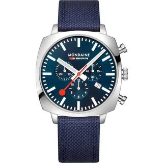 Mondaine MSL.41440.LD.SET Herrenuhr Grand Cushion Set 41mm 5ATM