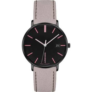 Junghans 47/4256.00 Damenuhr Form Grau/Schwarz