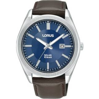 Lorus RX357AX9 Solar Brown Leather Strap Watch - W16313