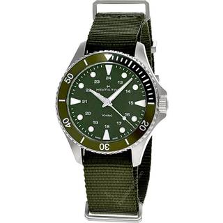Hamilton H82241961 Unisex Armbanduhr Khaki Navy Scuba Grün 37 mm